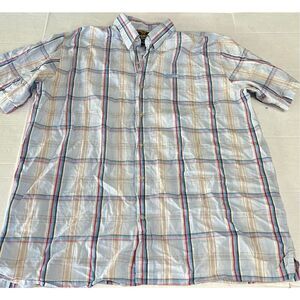 Avirex Multicolor Plaid Casual Button Down Shirt